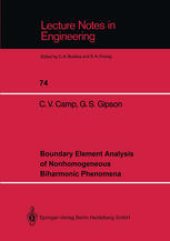 book Boundary Element Analysis of Nonhomogeneous Biharmonic Phenomena