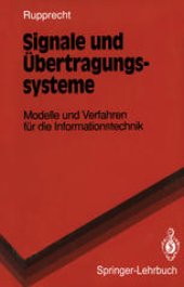 book Signale und Übertragungssysteme: Modelle und Verfahren für die Informationstechnik