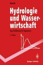 book Hydrologie und Wasserwirtschaft: Eine Einführung für Ingenieure