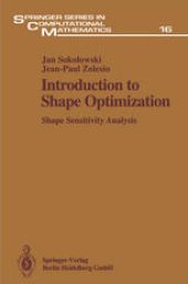 book Introduction to Shape Optimization: Shape Sensitivity Analysis