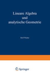 book Lineare Algebra und analytische Geometrie