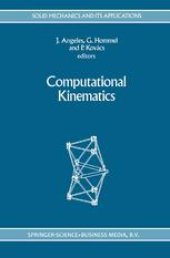 book Computational Kinematics