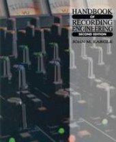 book Handbook of Recording Engineering