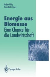 book Energie aus Biomasse: — eine Chance für die Landwirtschaft