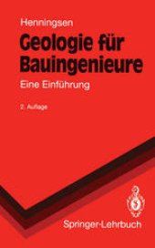 book Geologie für Bauingenieure: Eine Einführung