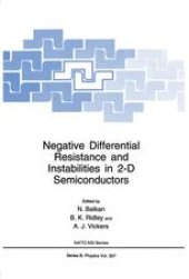 book Negative Differential Resistance and Instabilities in 2-D Semiconductors