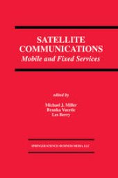 book Satellite Communications: Mobile and Fixed Services