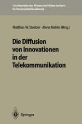 book Die Diffusion von Innovationen in der Telekommunikation