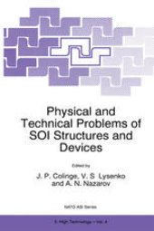 book Physical and Technical Problems of SOI Structures and Devices