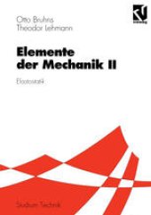 book Elemente der Mechanik II: Elastostatik