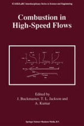 book Combustion in High-Speed Flows