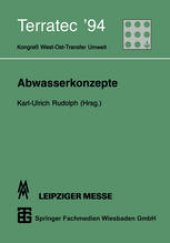 book Abwasserkonzepte: Terratec ’94. Kongreß West-Ost-Transfer Umwelt vom 8. bis 12. März 1994