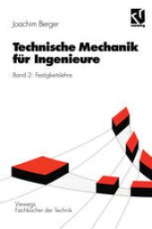 book Technische Mechanik für Ingenieure: Band 2: Festigkeitslehre