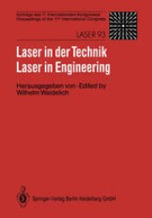 book Laser in der Technik / Laser in Engineering: Vorträge des 11. Internationalen Kongresses / Proceedings of the 11th International Congress