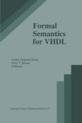 book Formal Semantics for VHDL