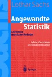 book Angewandte Statistik: Anwendung statistischer Methoden