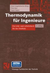 book Thermodynamik für Ingenieure: Ein Lehr- und Arbeitsbuch für das Studium