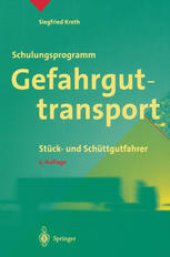 book Schulungsprogramm Gefahrguttransport: Stück- und Schüttgutfahrer