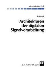 book Architekturen der digitalen Signalverarbeitung