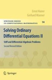 book Solving Ordinary Differential Equations II: Stiff and Differential-Algebraic Problems