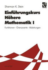 book Einführungskurs Höhere Mathematik I: Funktionen · Grenzwerte · Ableitungen