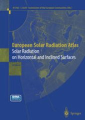 book European Solar Radiation Atlas: Solar Radiation on Horizontal and Inclined Surfaces