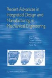 book Recent Advances in Integrated Design and Manufacturing in Mechanical Engineering