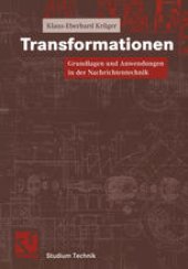 book Transformationen: Grundlagen und Anwendungen in der Nachrichtentechnik