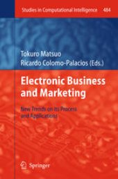 book Electronic Business and Marketing: New Trends on its Process and Applications