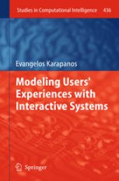 book Modeling Users' Experiences with Interactive Systems