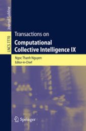 book Transactions on Computational Collective Intelligence IX