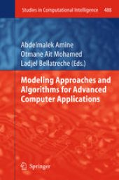 book Modeling Approaches and Algorithms for Advanced Computer Applications