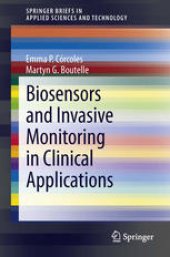 book Biosensors and Invasive Monitoring in Clinical Applications