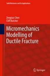 book Micromechanics Modelling of Ductile Fracture