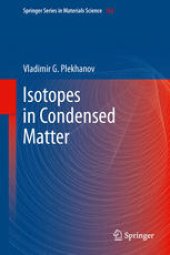 book Isotopes in Condensed Matter