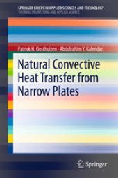 book Natural Convective Heat Transfer from Narrow Plates