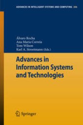 book Advances in Information Systems and Technologies