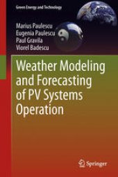 book Weather Modeling and Forecasting of PV Systems Operation