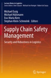 book Supply Chain Safety Management: Security and Robustness in Logistics