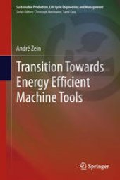 book Transition Towards Energy Efficient Machine Tools