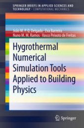 book Hygrothermal Numerical Simulation Tools Applied to Building Physics