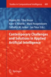 book Contemporary Challenges and Solutions in Applied Artificial Intelligence