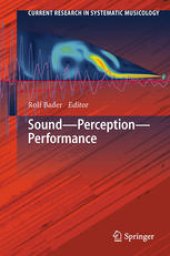 book Sound - Perception - Performance