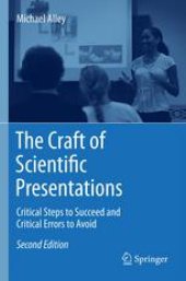 book The Craft of Scientific Presentations: Critical Steps to Succeed and Critical Errors to Avoid