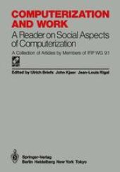 book Computerization and Work: A Reader on Social Aspects of Computerization