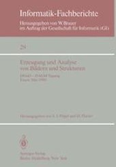 book Erzeugung und Analyse von Bildern und Strukturen: DGaO — DAGM Tagung Essen, 27. – 31. Mai 1980