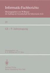 book GI — 9. Jahrestagung: Bonn, 1.–5. Oktober 1979