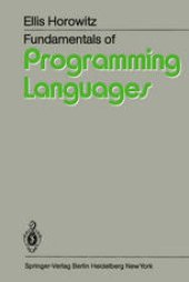 book Fundamentals of Programming Languages