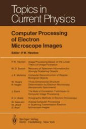 book Computer Processing of Electron Microscope Images