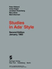 book Studies in Ada® Style